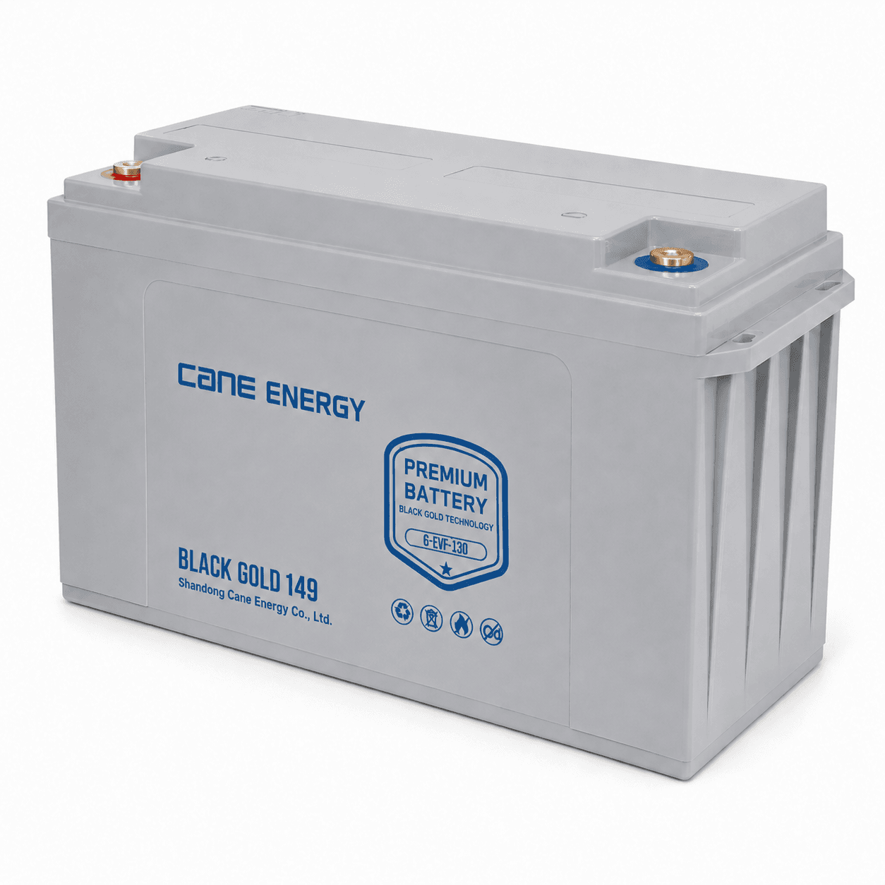 Black Gold 6-EVF-130Ah 12V VRLA Deep Cycle Traction Lead-Acid Battery