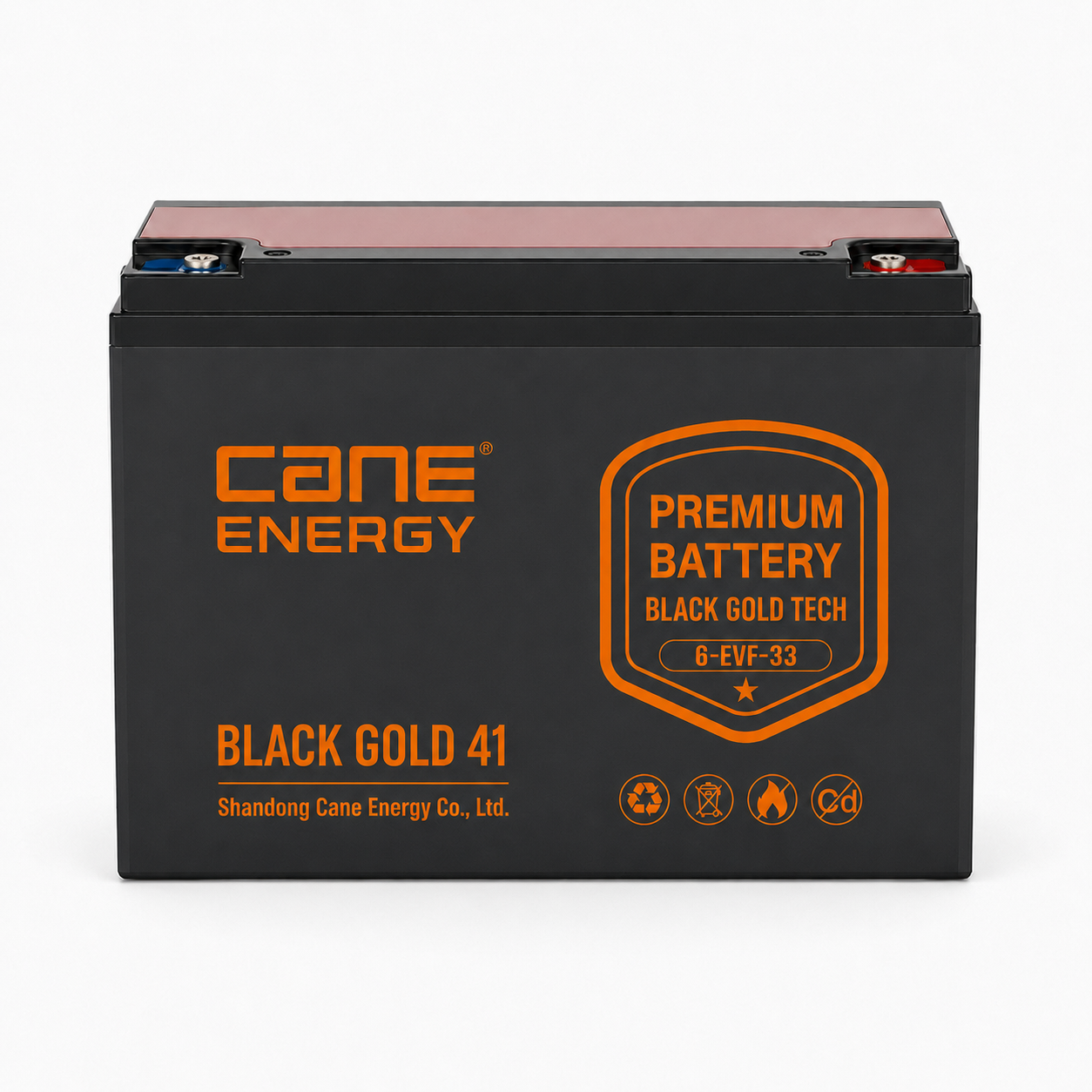 Black Gold 6-EVF-33Ah 12V VRLA deep cycle traction lead-acid battery for low-speed EVs and special vehicles