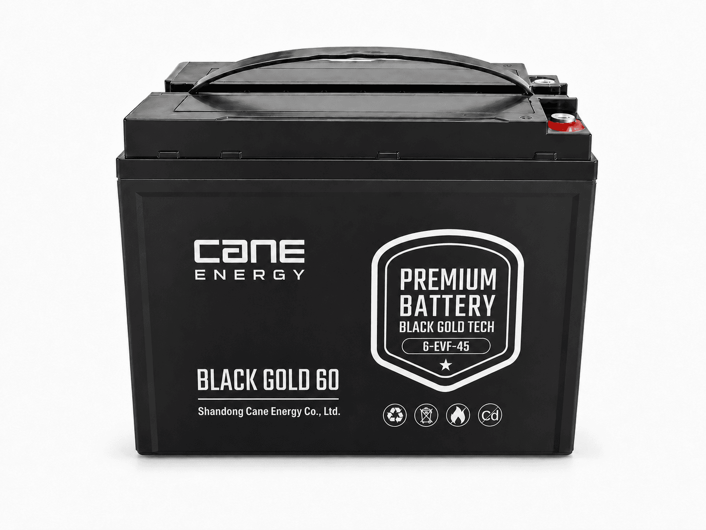 Black Gold 6-EVF-45Ah 12V VRLA Deep Cycle Traction Lead-Acid Battery