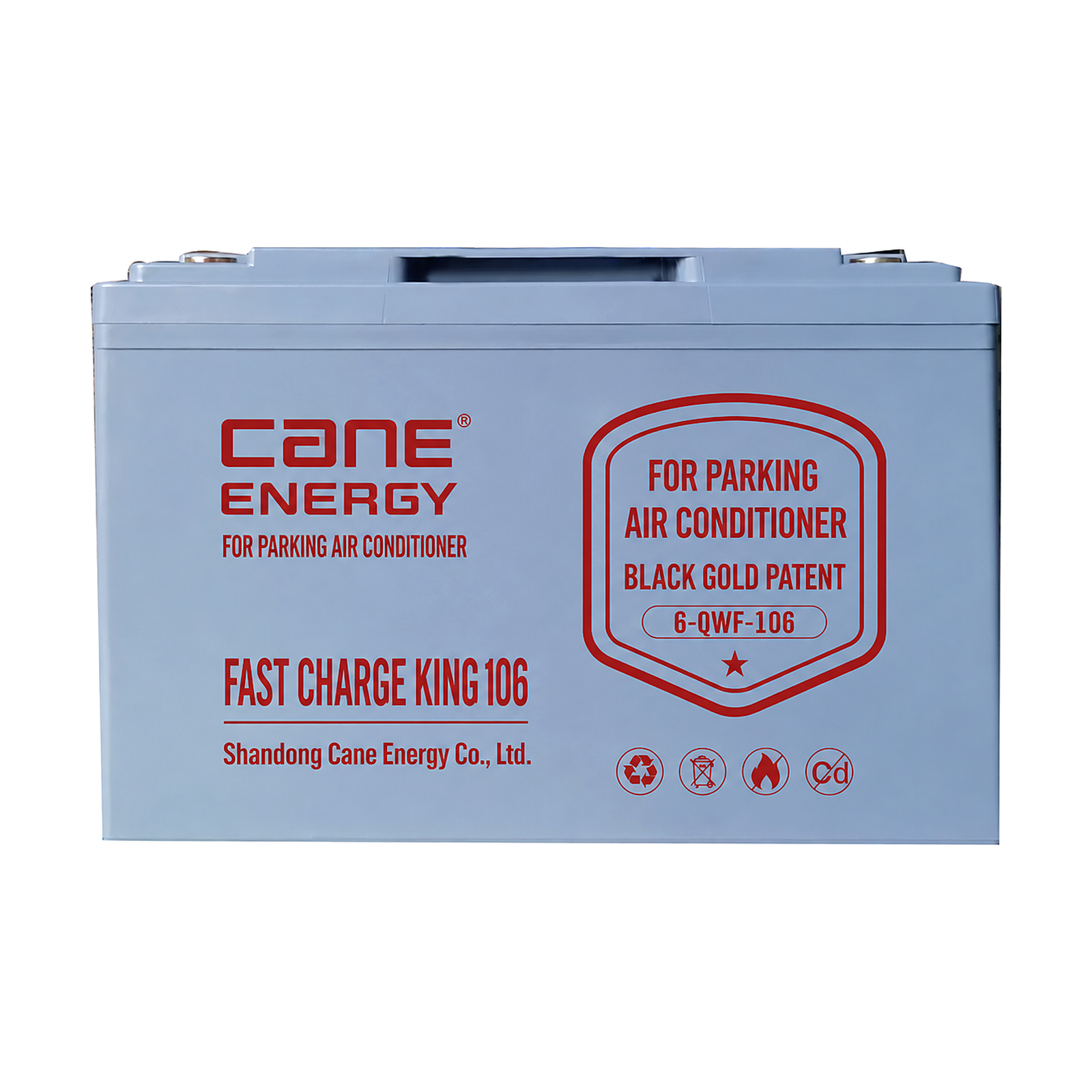 6-QWF-106 12V Parking Air Conditioner VRLA Lead-Acid Battery