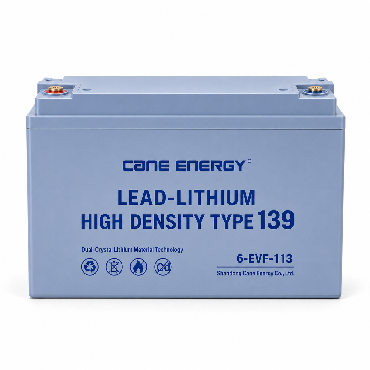 Lead-Lithium Fast-Charge Series QL-6-EVF-113Ah 12V Lead-Lithium Enhanced VRLA Deep Cycle Traction Battery