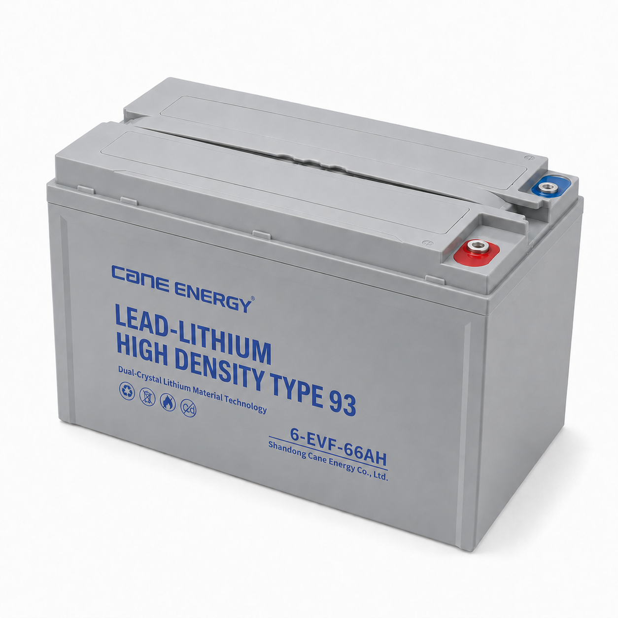 Lead-Lithium Fast-Charge Series QL-6-EVF-66Ah 12V Lead-Lithium Enhanced VRLA Deep Cycle Traction Battery
