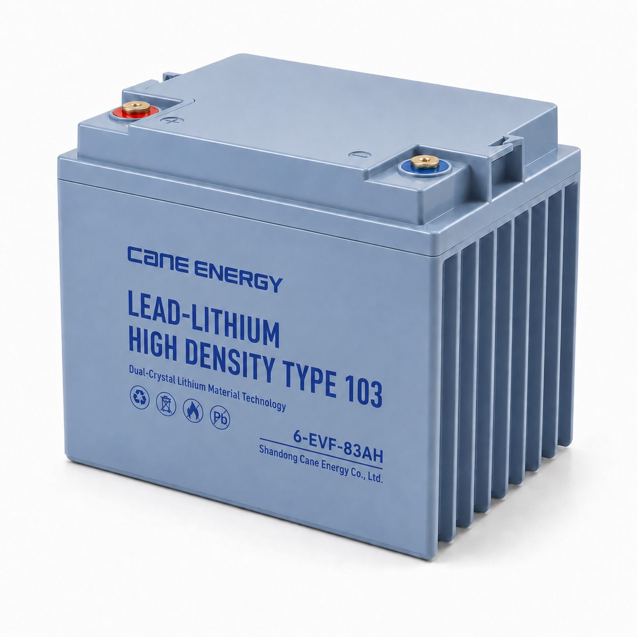 Lead-Lithium Fast-Charge Series QL-6-EVF-83Ah 12V Lead-Lithium Enhanced VRLA Deep Cycle Traction Battery