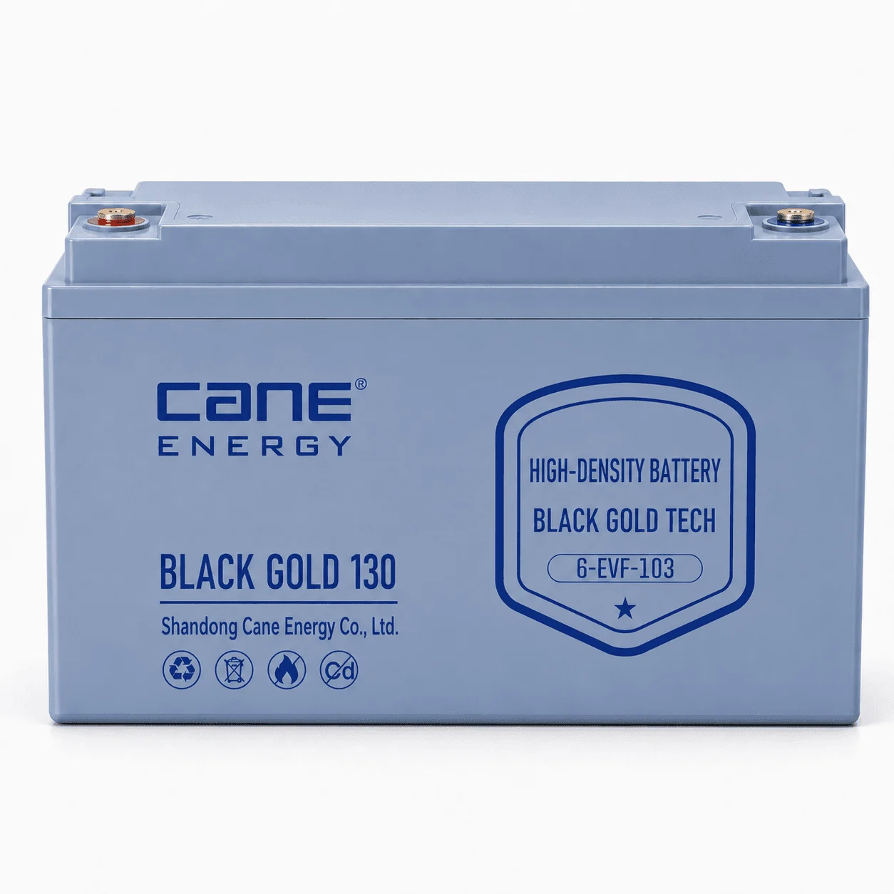 Black Gold 6-EVF-103Ah 12V VRLA deep cycle traction lead-acid battery for industrial vehicles and cleaning equipment