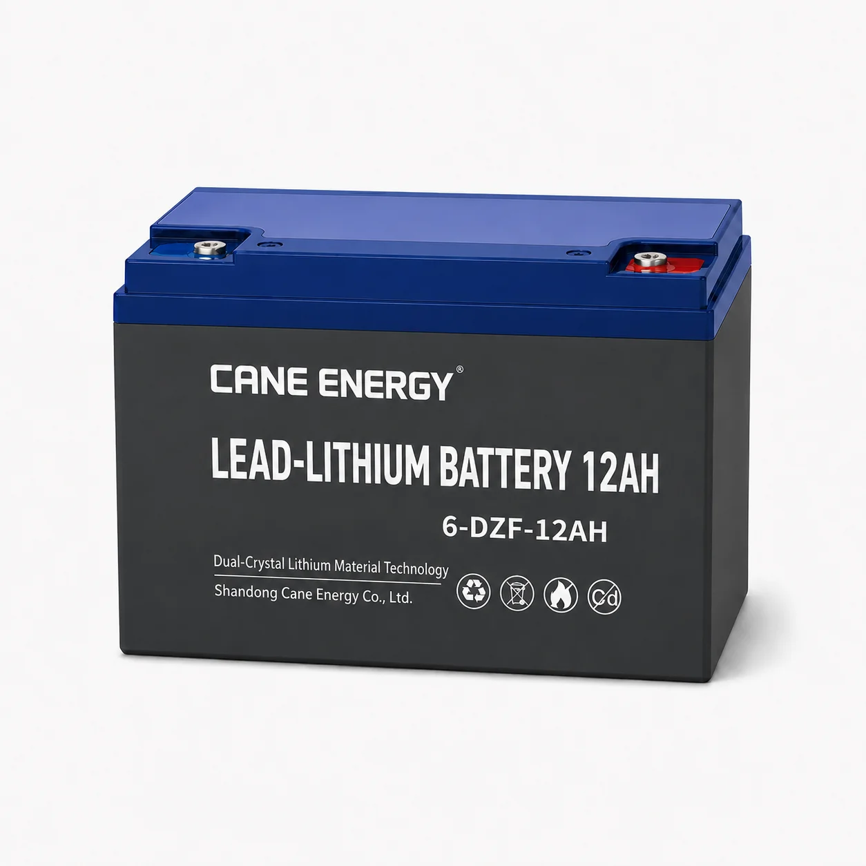 Lead-Lithium Fast-Charge Series QL-6-DZF-12Ah 12V lead-lithium enhanced VRLA deep cycle traction battery for electric bicycles, scooters, and light electric tricycles