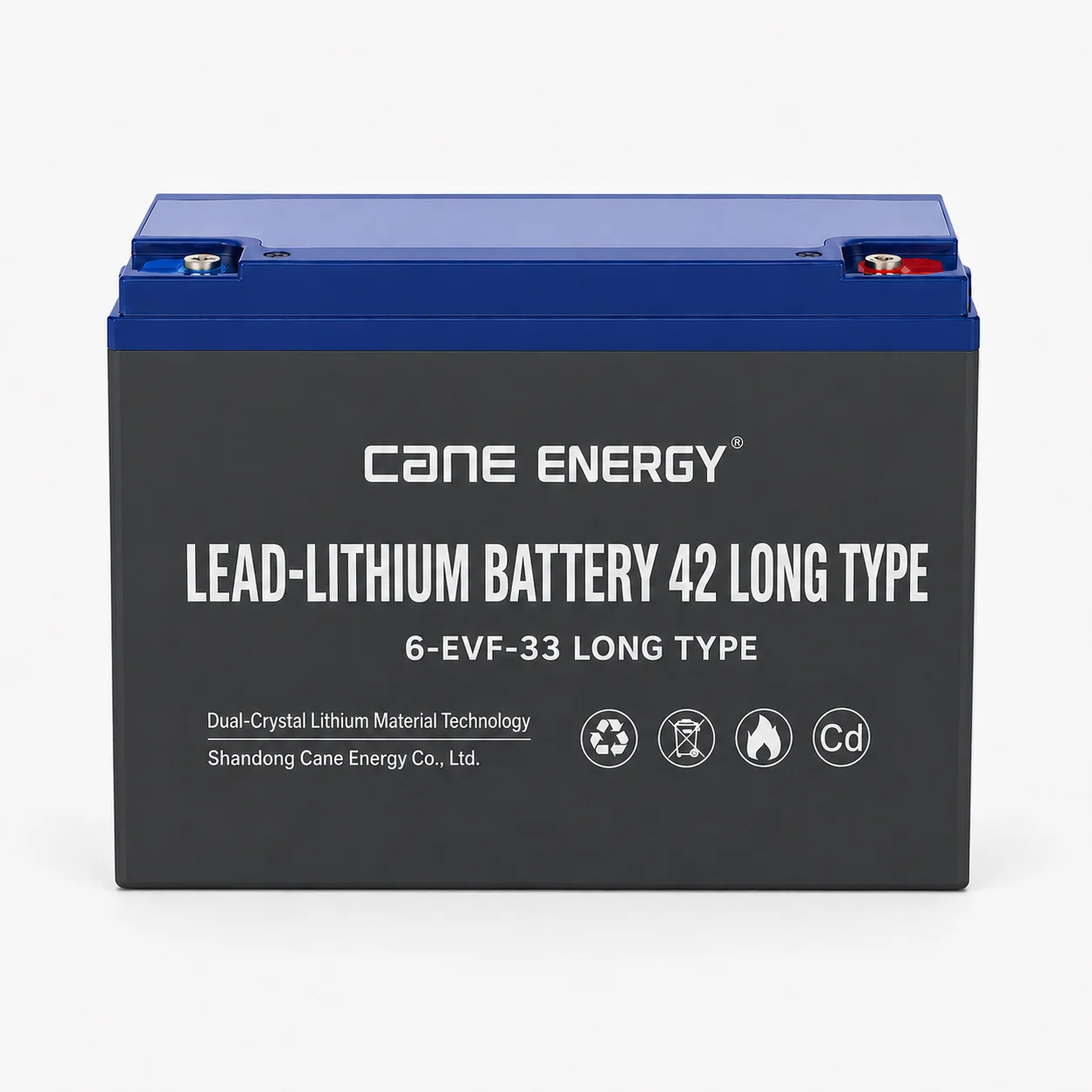 свинцово-литиевые Fast-Charge Series QL-6-EVF-33Ah Long Case 12V lead-lithium enhanced VRLA deep cycle traction battery for low-speed EVs, golf carts, and mobility vehicles