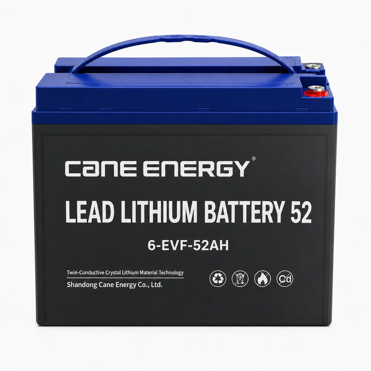 свинцово-литиевые Fast-Charge Series QL-6-EVF-52Ah 12V lead-lithium enhanced VRLA deep cycle traction battery for low-speed EVs, golf carts, and mobility scooters