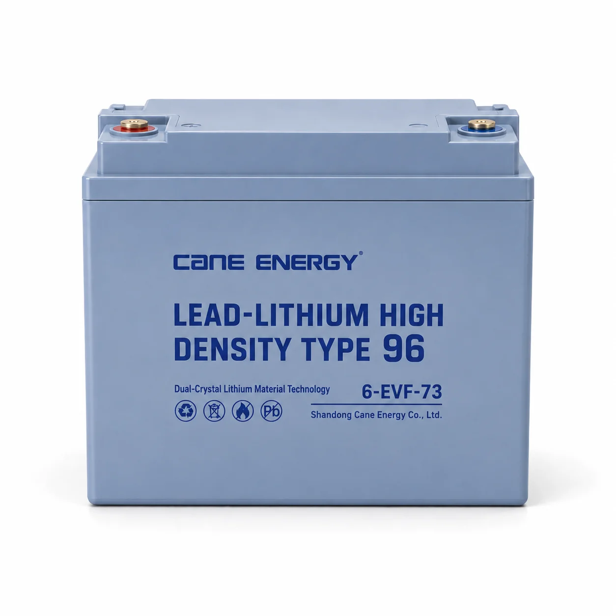 Plomb-lithium Fast-Charge Series QL-6-EVF-73Ah 12V lead-lithium enhanced VRLA deep cycle traction battery for low-speed EVs, golf carts, and mobility vehicles