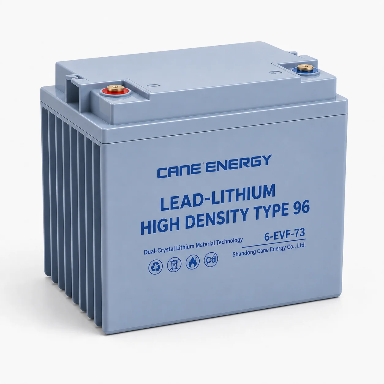 Plomb-lithium Fast-Charge Series QL-6-EVF-73Ah 12V lead-lithium enhanced VRLA deep cycle traction battery for low-speed EVs, golf carts, and mobility vehicles