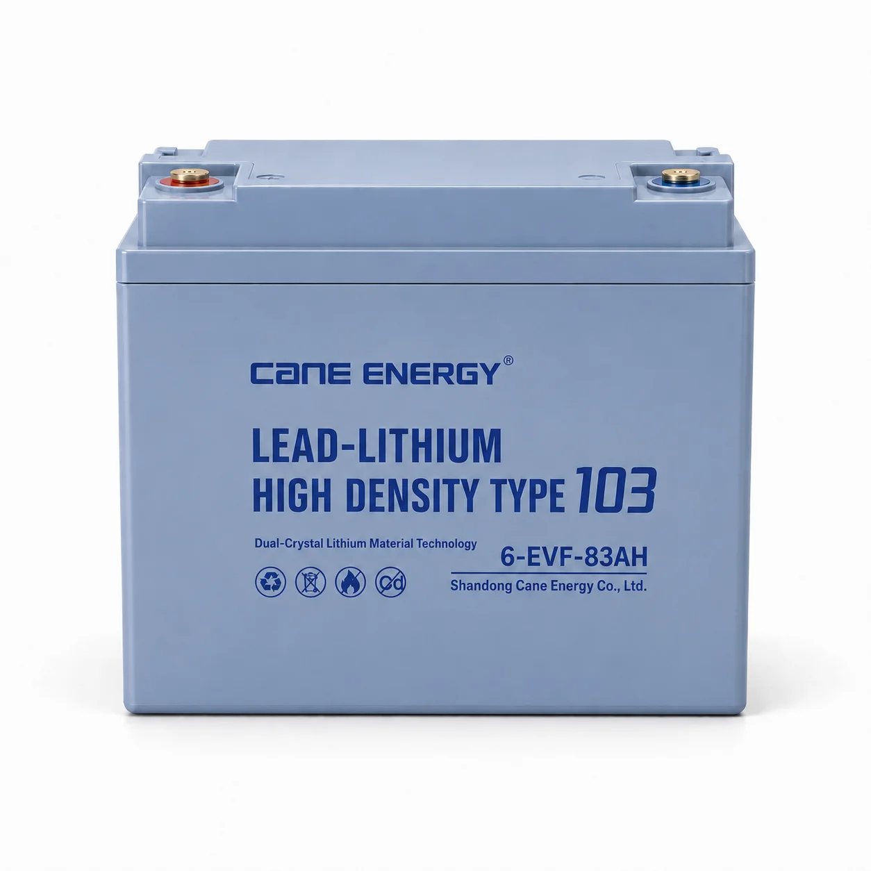 Lead-Lithium Fast-Charge Series QL-6-EVF-83Ah 12V lead-lithium enhanced VRLA deep cycle traction battery for low-speed EVs, golf carts, and mobility vehicles
