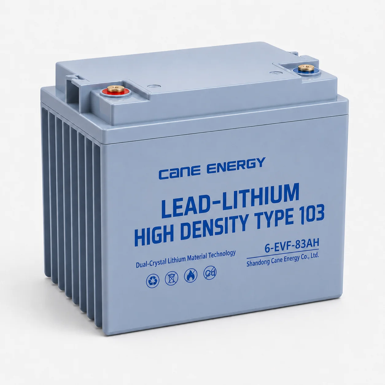 Lead-Lithium Fast-Charge Series QL-6-EVF-83Ah 12V lead-lithium enhanced VRLA deep cycle traction battery for low-speed EVs, golf carts, and mobility vehicles