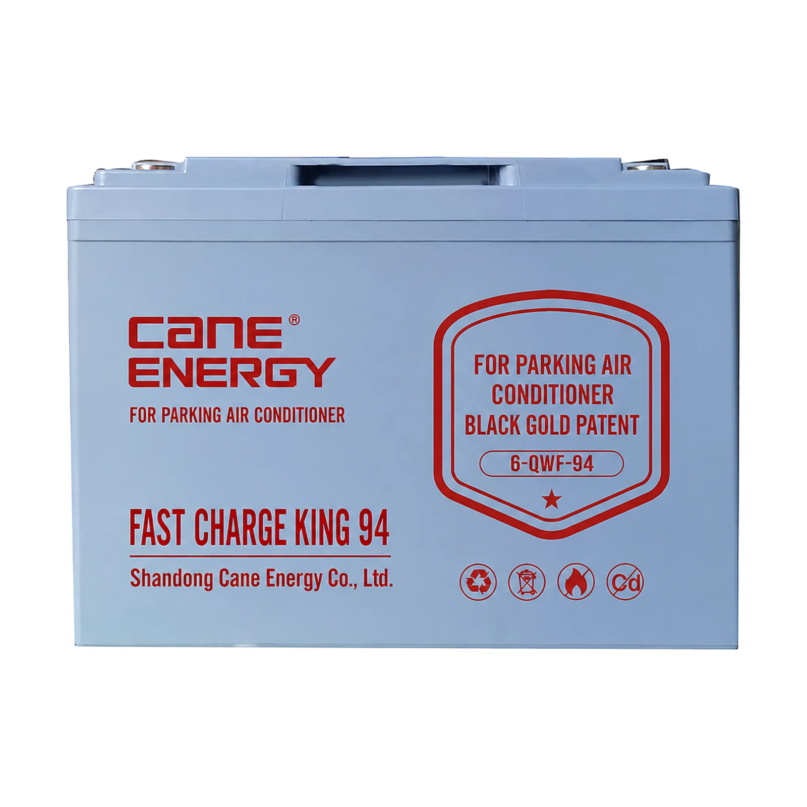 Cane Energy 6-QWF-94 12V parking air conditioner VRLA lead-acid battery for trucks and commercial vehicles