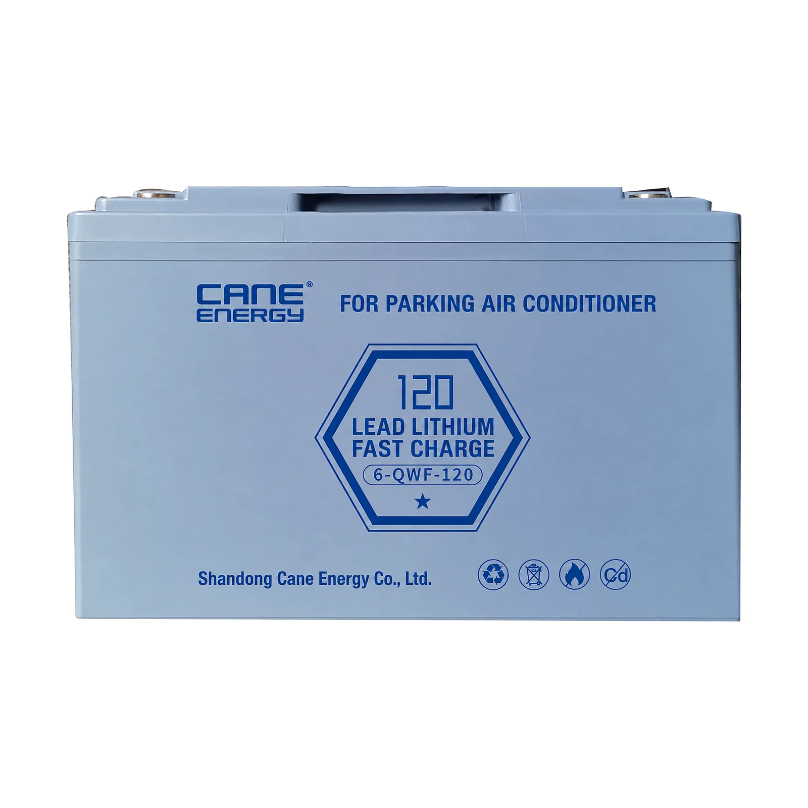 Cane Energy 6-QWF-120 12V parking air conditioner VRLA lead-acid battery for trucks and commercial vehicles